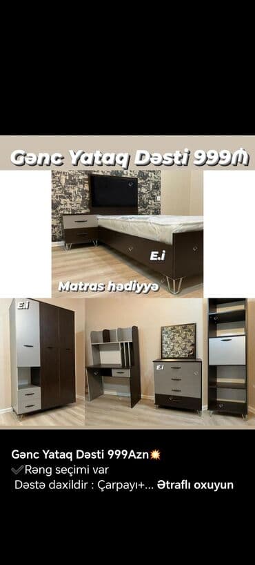 deniz ucun cetirler: Təknəfərlik çarpayı, Dolab, Komod, Tumba, Türkiyə, Yeni — 2