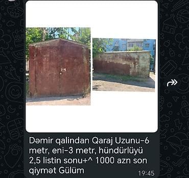 mac air: 18 kv. m, 3 * 6 * 2 Metal Kommunal xətlər qoşulmayıb — 1