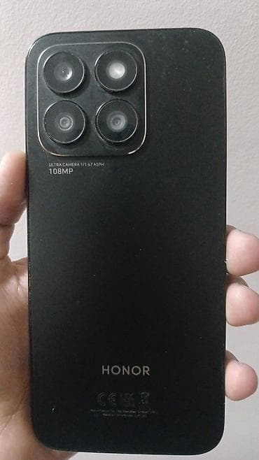 Honor X8b, 256 GB, rəng - Qara, Barmaq izi