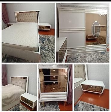 İkinəfərlik çarpayı, Termo, Dolab, 2 tumba, İşlənmiş — 1