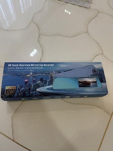 HD Touch Rearview Mirror Car Recorder – Dual Rear-View Mirror (Full HD