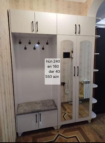 mebel servant: Mebel dəsti – dəhliz, yataq otağı və iş otağı üçün funksional modellər — 1