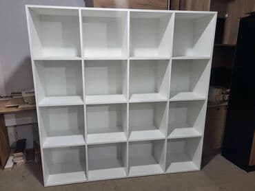 bərbər şkafı: Ofis sened refleri hundurluk 180 sm Eni 180 sm Derinlik 40 sm Refler — 3