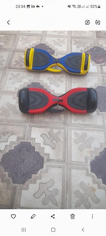 qalin tekerli velosiped: Məhsul: 2 ədəd dalğalı skeytbord (caster board, “waveboard”) Rənglər — 1