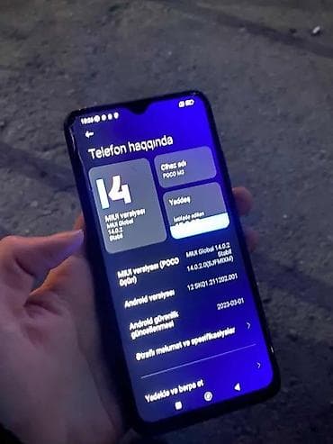 samsung galaxy j2 core: Poco M3, 64 GB, rəng - Mavi, Barmaq izi — 2