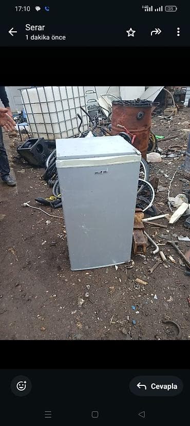 x96 mini: Mini Soyuducu Satılır, rəng - Boz — 1