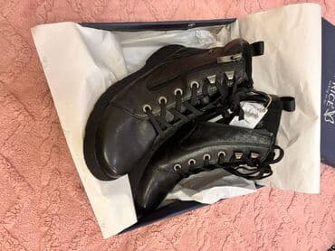 женские бот: Размер: 40, цвет - Черный, Новый — 3