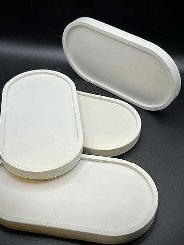 moyka hamam: Oval beton tepsi – minimal dizaynlı çoxməqsədli təşkilatçı — 2