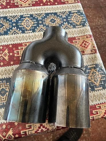 dubaydan avtomobil ehtiyat hisseleri: Akrapovič ikili egzoz ucu (Y tipli) - Brend: Akrapovič (loqo — 3