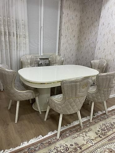 Açılmayan, Oval masa, 6 stul lalafo.az -da Açılmayan, Oval masa, 6 stul