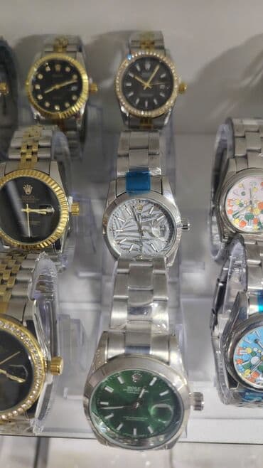 cütlük qolbaq: Yeni, Qol saatı, Rolex, rəng - Mavi — 10