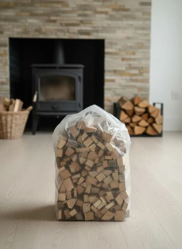 soba qaz: Məhsul: Ocaq/Manqal üçün qablaşdırılmış odun payları Təsvir: - Şəffaf — 1