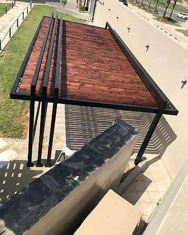 Metal-karkaslı loft perqola və terrasa üst örtüyü – layihələndirmə və — 3