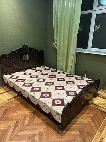 Çarpayılar: İşlənmiş, İkinəfərlik çarpayı, Bazasız, Matrassız, Siyirməsiz — 1