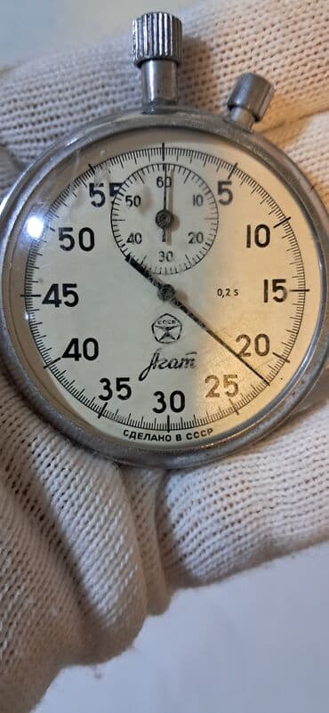 Digər əntiq əşyalar: Cib Mexaniki Əntiq saat 1970 il — 3