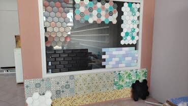 kerpiç: Kafel və bəzək plitələri – geniş çeşid - Formlar: altıbucaqlı mozaika — 3