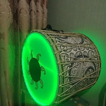 инструмент: LED işıqlı zurna davulu - Korpus: klassik kəlləvi iplə bərkidilmiş — 6