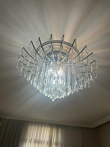 ev dekor: Çılçıraq, 10 və daha çox lampa, Metal — 1