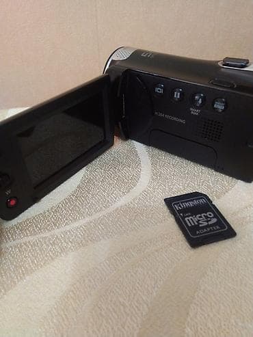 Samsung HMX-F80 rəqəmsal videokamera + mini tripod - Sensor: HD CMOS — 7