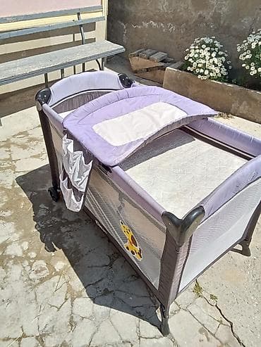 Uşaq üçün portativ çarpayı / maneyli oyun beşiyi - Rəng — 5