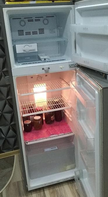 i̇şlənmiş soyuducu: İşlənmiş 2 qapılı LG Soyuducu Satılır, rəng - Gümüşü — 4