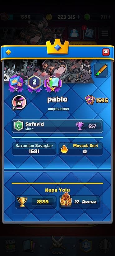 maşn oyunu: CLAS ROYALE HESABI — 7