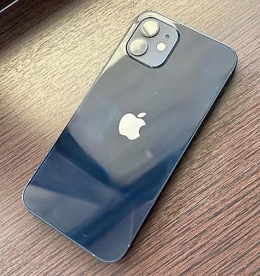 iphone dubai: IPhone 12, 64 GB, Qara, Simsiz şarj, Face ID — 1