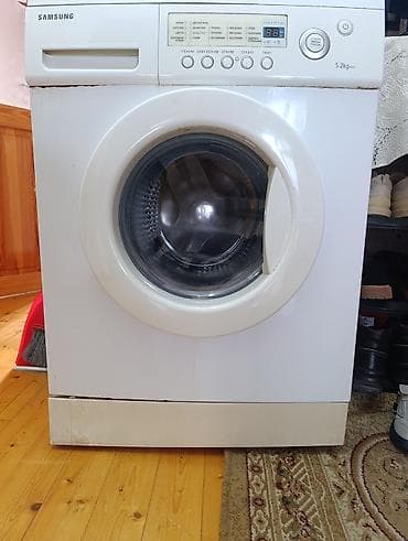 waxda baba: Samsung paltaryuyan maşın, ön yükləməli, 5.2 kq (model R843). Texniki — 1