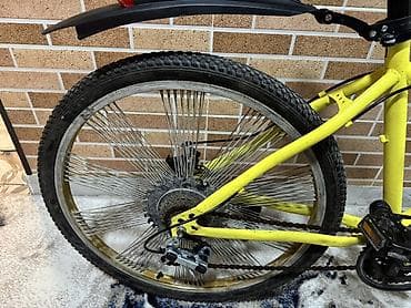 zigzag velosiped: Sarı rəngli dağ/şəhər tipli velosiped - Gövdə: yüngül materiallı — 5
