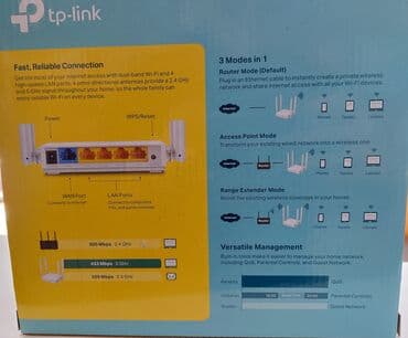 modem temiri: Tplink 4anten router ac 750 dual band wifi router archer c24 — 2