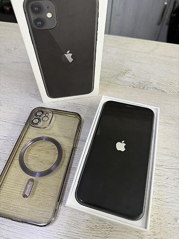 nokia lumia 525: IPhone 11, 64 GB, Qara, Barmaq izi, Simsiz şarj, Face ID — 1