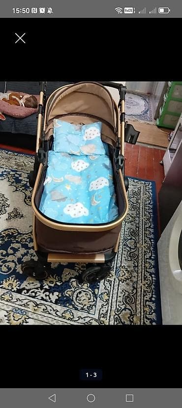 Uşaq geyimi və ayaqqabıları: Çıxarılmayan beşikli araba, Yaş: <1 ay — 1