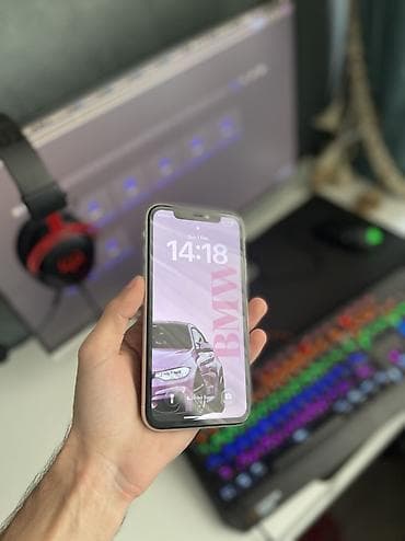 IPhone 11, 64 GB, Ağ, Face ID