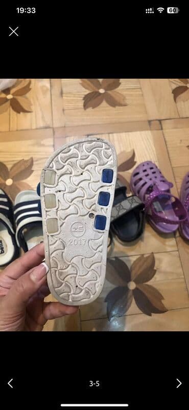 uşaq rezin bosonojkaları: Basanojkalar, Uniseks, 25 — 3