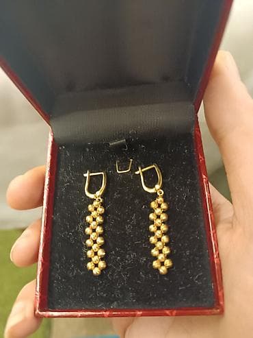 Сумки: В комплекте: Серьги, Желтое золото — 1