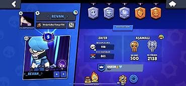 Playstation: Brawl Stars hesabı – geniş məzmunlu oyun profili( 5 ilik hesabdr — 3