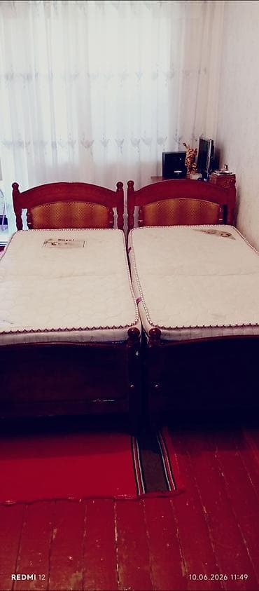 vintir: Təknəfərlik çarpayı, Matras ilə, Siyirməsiz — 1