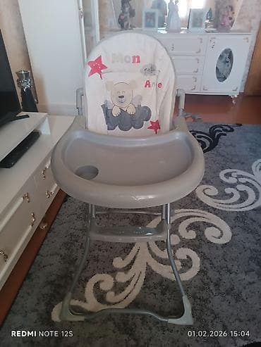 Yemək masaları, oturacaqları: Uşaq üçün yemək stulu yaxşı vəziyyətdədir heçbir prablemi yoxdu - — 3