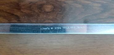 Məhsul: Paslanmayan poladdan bıçaq formalı kağız açan (letter opener) — 2