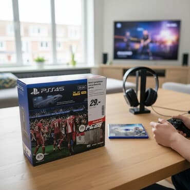 azerbaycan ps5 fiyat 2023: Sony PlayStation 5 (PS5) – EA Sports FC 26 bundle - 825 GB SSD yaddaş — 4