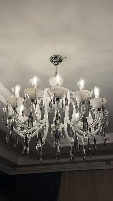 samdanlar: Çılçıraq, 10 və daha çox lampa, Şüşə — 1