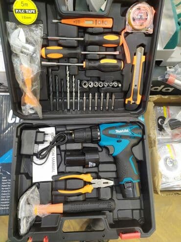 gunəş panelli kamera: Drel naboru yeni keyfiyyətli makita 12 v zaryatka ilə işliyir — 1