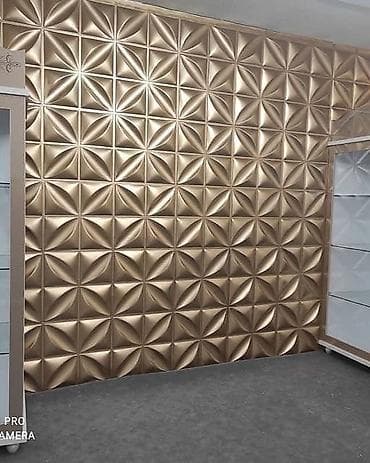 teze xalcalar: 3D dekorativ divar panelləri - Material: yüngül və davamlı 3D — 8