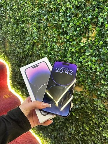 sahibinden macbook pro: IPhone 14 Pro, 256 GB, Deep Purple, Sənədlərlə — 1