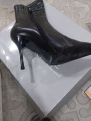 детские зимние резиновые сапоги: Сапоги, Размер: 37, цвет - Черный, Новый — 4