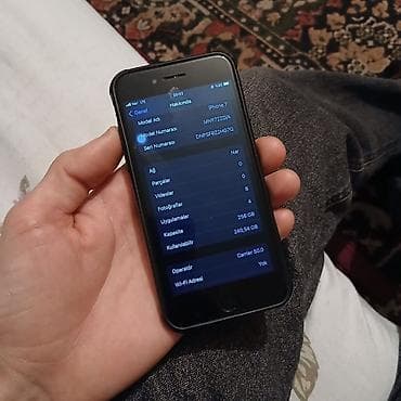 ayfon saat seria 9: IPhone 7, 256 GB, Qara, Barmaq izi — 10