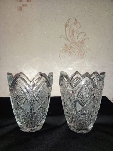 ваза: Набор ваз, Хрусталь — 3