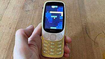 televizor 46 inch: Nokia 3310, rəng - Sarı, Düyməli — 1