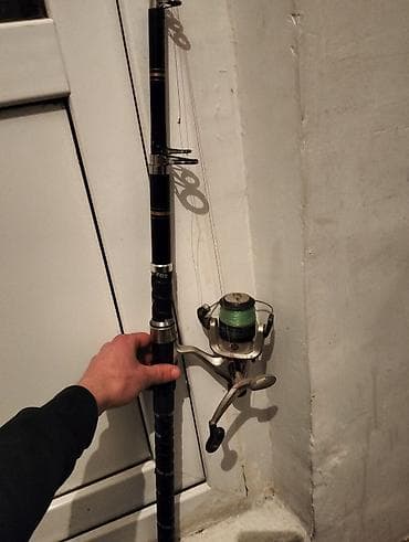 İdman çantaları: Teleskopik balıq tutma dəsti - Qarmaq: Teleskopik konstruksiyalı — 3