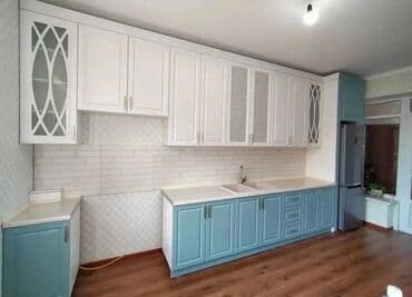 Sifarişlə rəflər: Sifarişlə mətbəx dəsti, Özü çəkən petlələr, MDF, Kredit yoxdur — 3